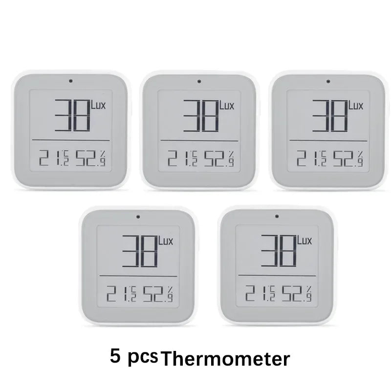 SmartLife Tuya Smart ZigBee Bluetooth-Compatible Mesh Brightness Thermometer Light Temperature Humidity Detector Wireless Remote