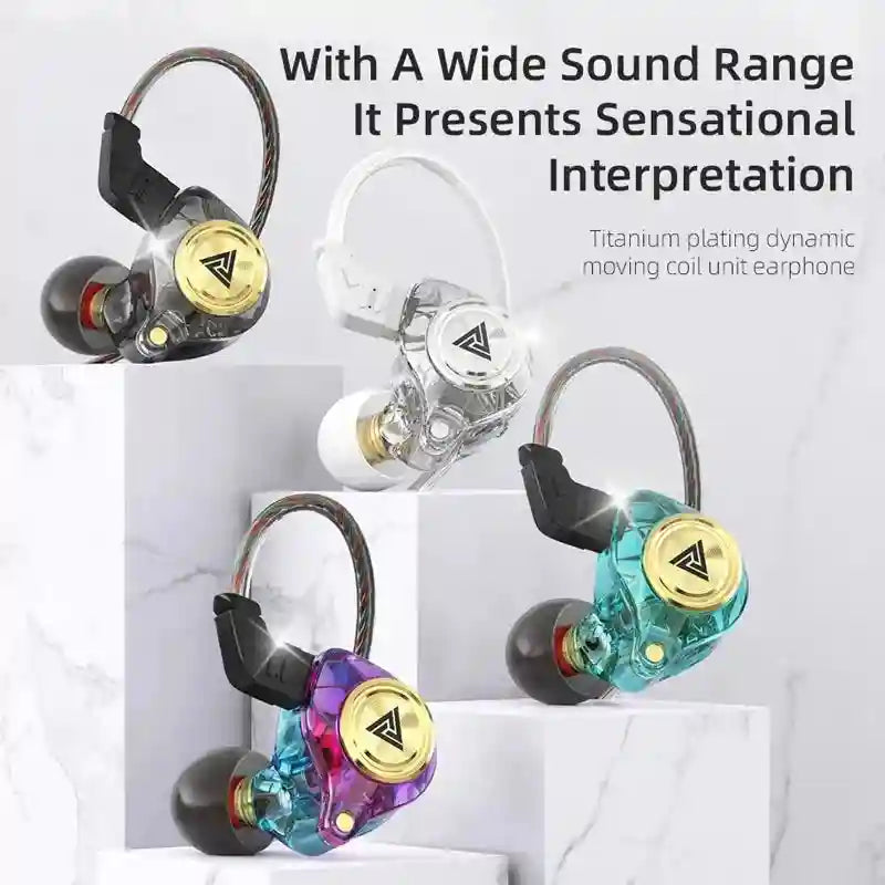 Wired Earbuds with Microphone - Noise Cancelling Bass Headset Tidesmit