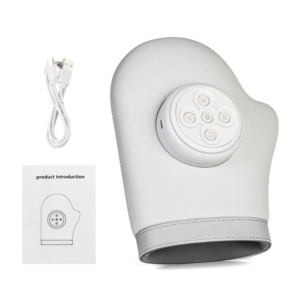 Electric Hand Massager with Heat and Air Compression - Tidesmit White Relaxation Treatment Tidesmit