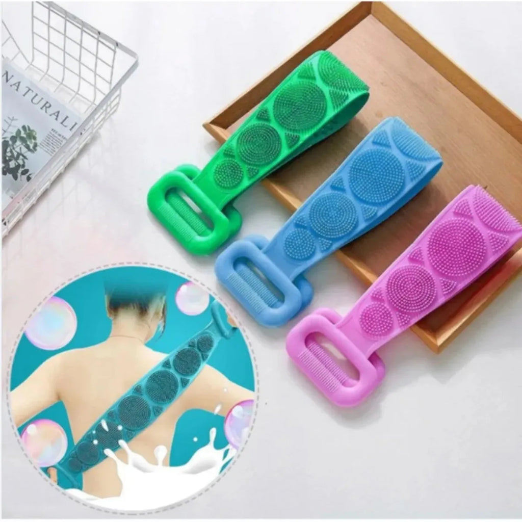 Silicone Body Scrubber - Hygienic Exfoliating Shower Bath Brush Scrubs Treatments Tidesmit