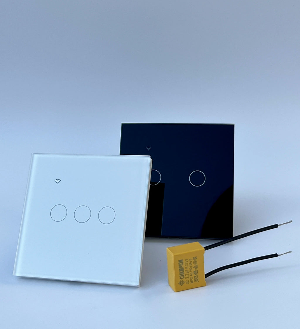 BONDA Homekit Smart Switch No Neutral EU/US WIFI Touch Sensor Light Switch Smart Google Home Alexa Siri Voice Control 220V 110V