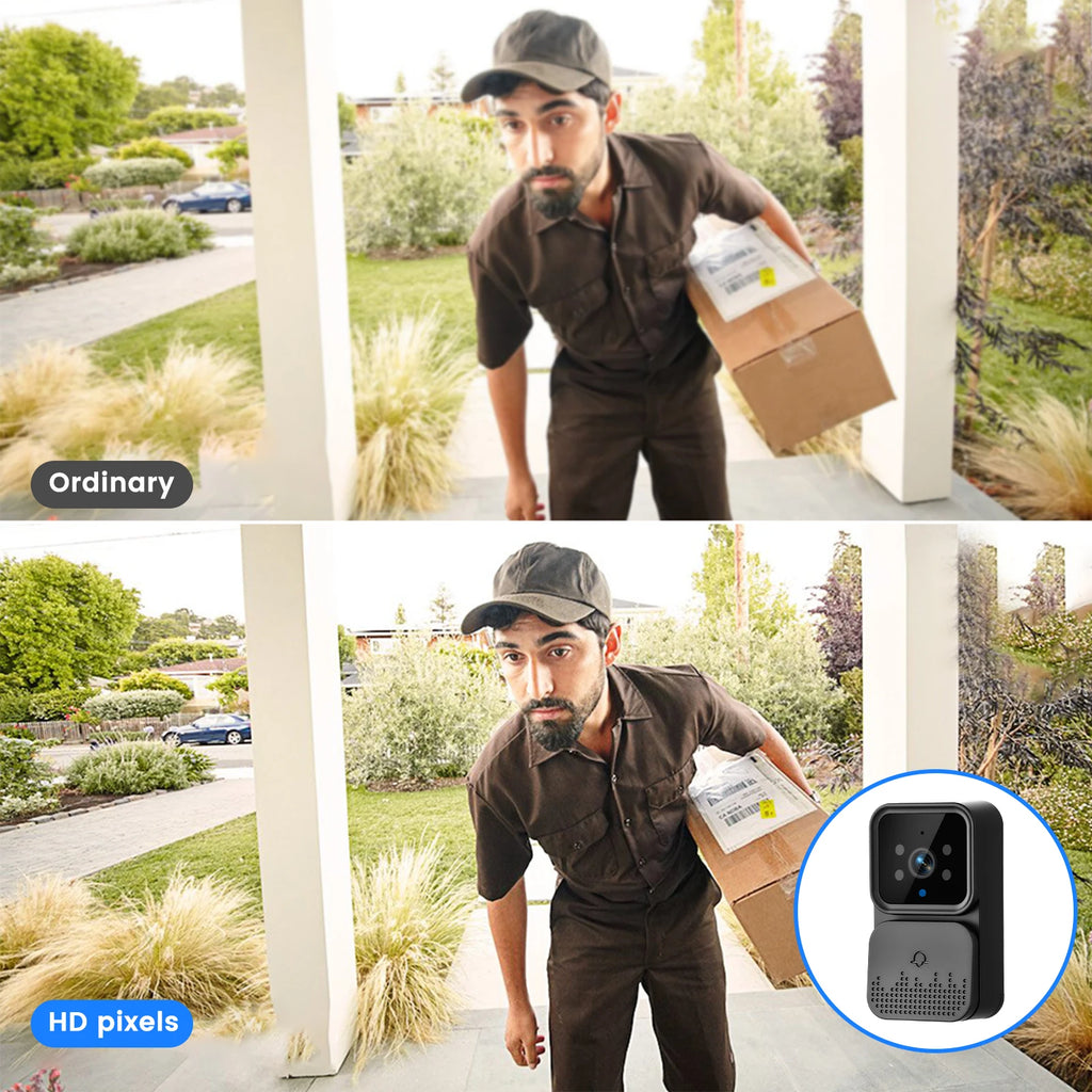 Podofo Wireless Video Doorbell with Screen 4.3'' IPS HD Smart Intercom 2.4G No WIFI Visible Doorbell Two-Way Talk Night Vision