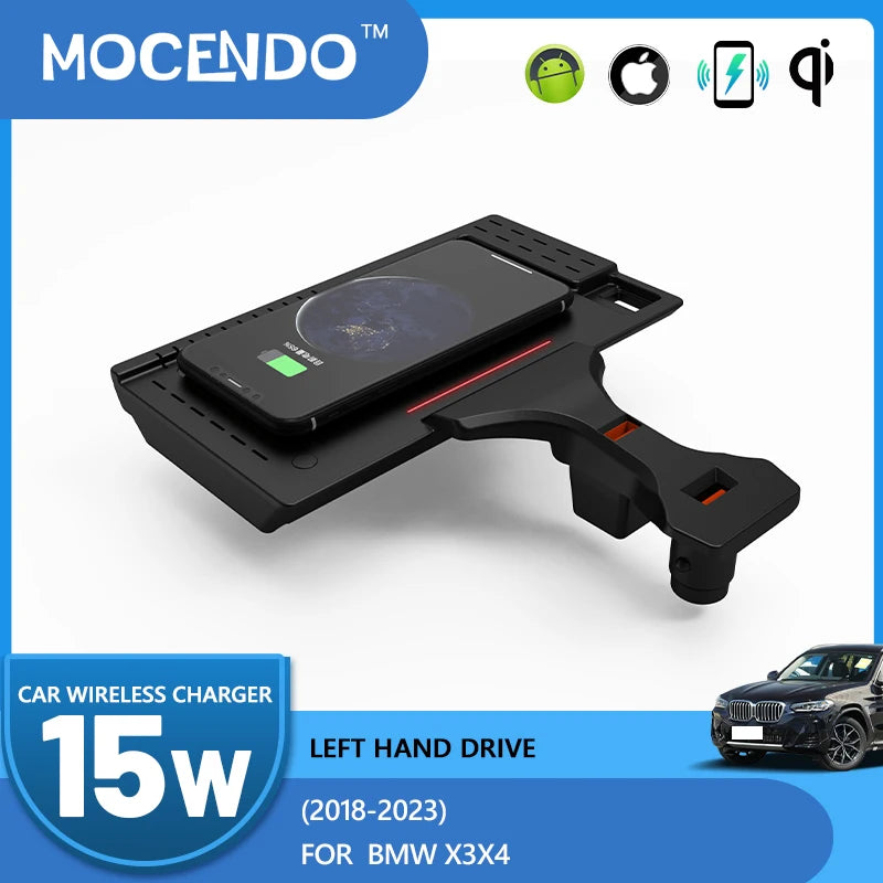 BMW X3 G01 X4 G02 15W Fast Wireless Charger - Qi Certified Charging Pad Tidesmit