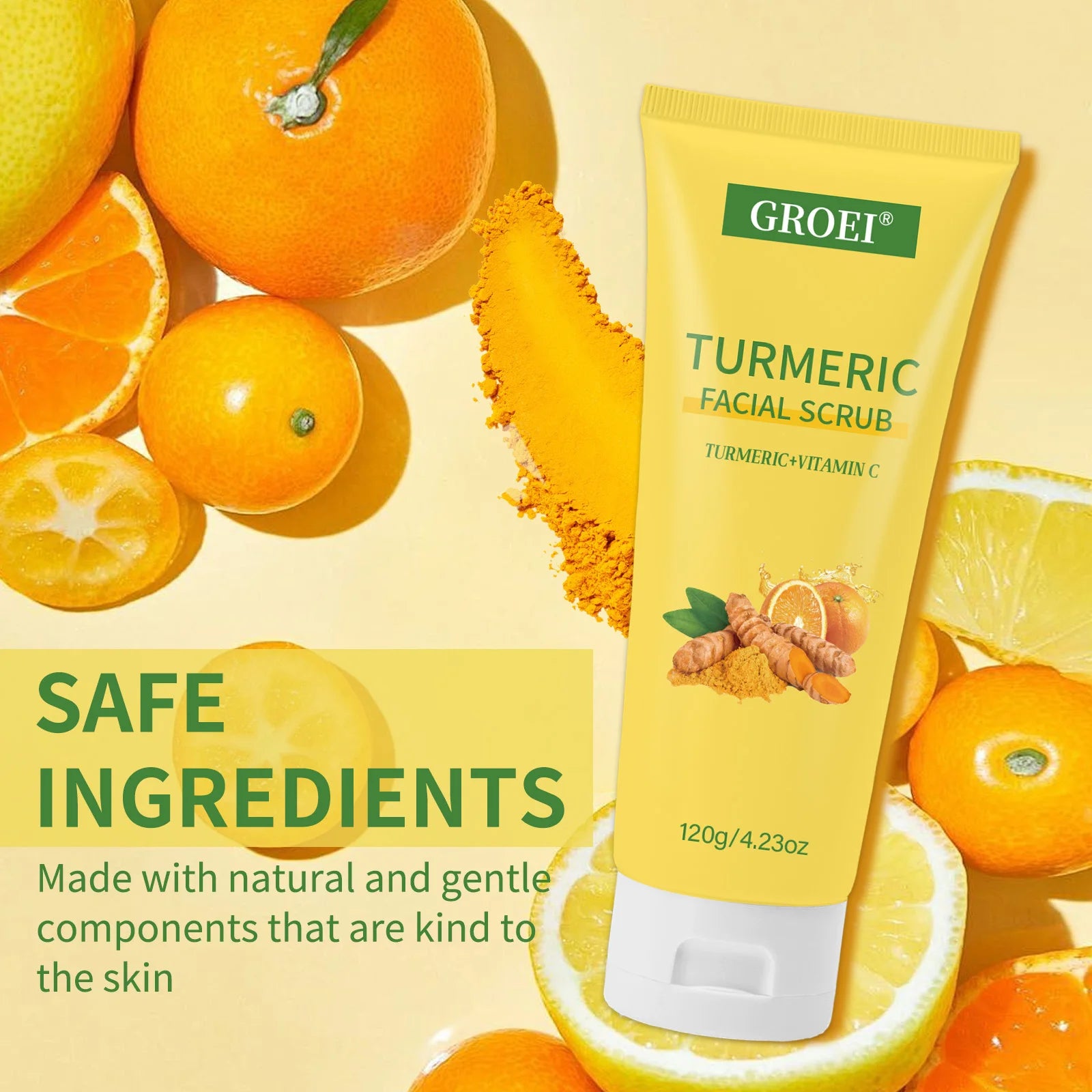Turmeric Brightening Gel | Pore Minimizing Treatment 120g Scrubs Treatments Tidesmit
