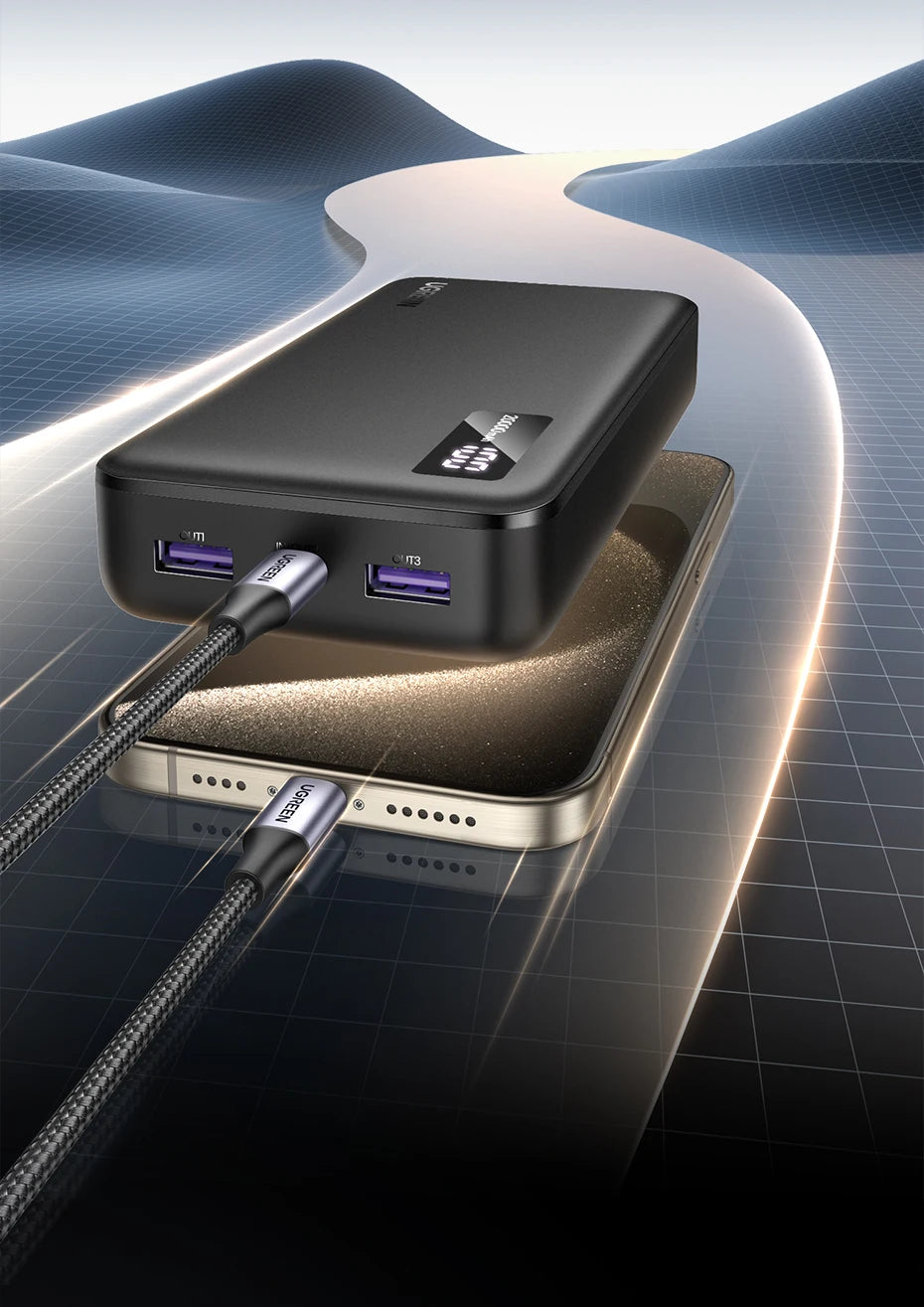 20000mAh Portable Power Bank - 20W PD Fast Charging Battery Pack Tidesmit