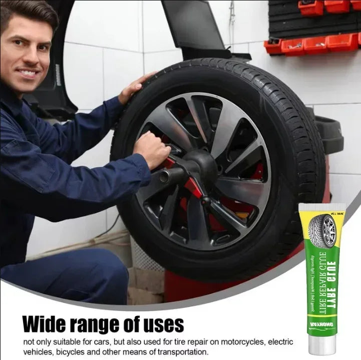 Tire Repair Glue Instant Adhesive Waterproof Multi-Purpose Adhesive Special Rubber for Car Tyres Quickly Repair Crack Holes Peel