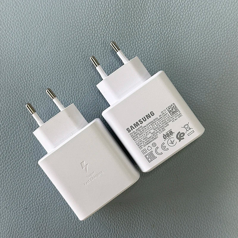 Samsung 45W USB-C Fast Charger PD Adapter for Galaxy S25 S24 Tidesmit