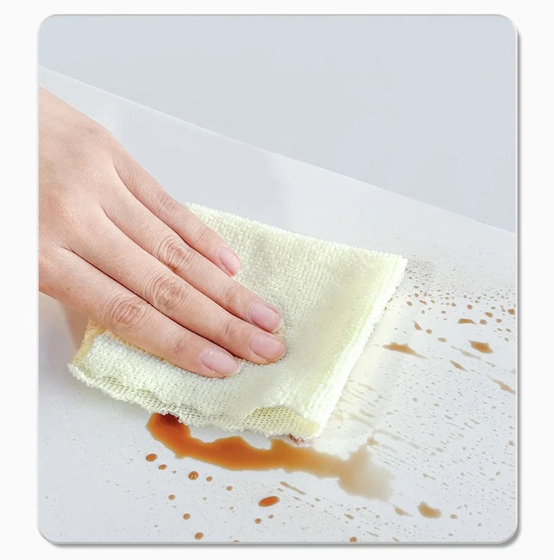10/30/50PCS Thickened Self-adhesive Decor Wall Sticker Marble Tile Floor Sticker PVC Waterproof Toilet Kitchen Home Floor