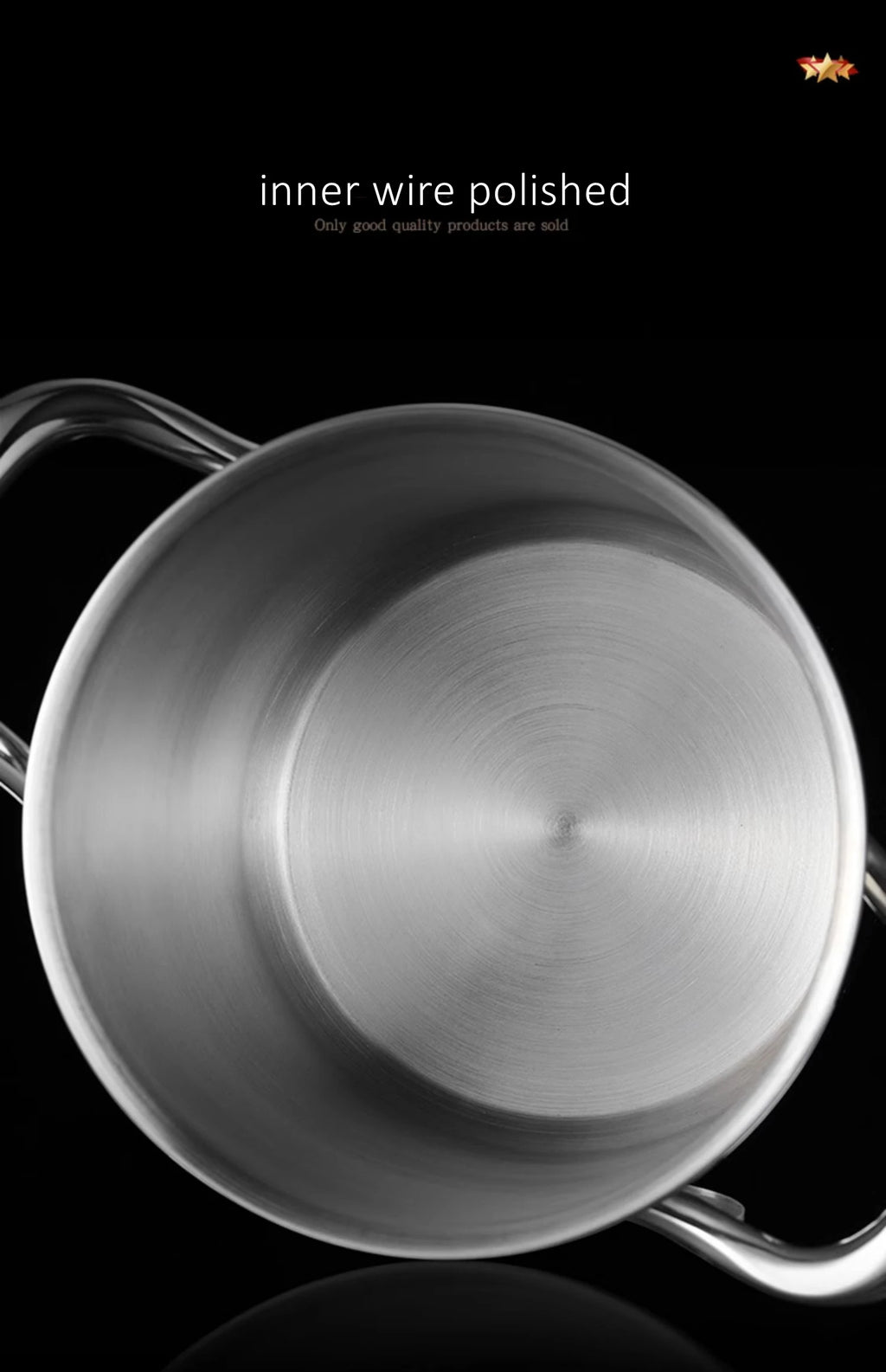 LFGB Certificated Pure 304 Stainless Steel Deep Fryer Oil Save Potato Chip Frying Pot Vegetable Noodle Stewing Pot with Strainer