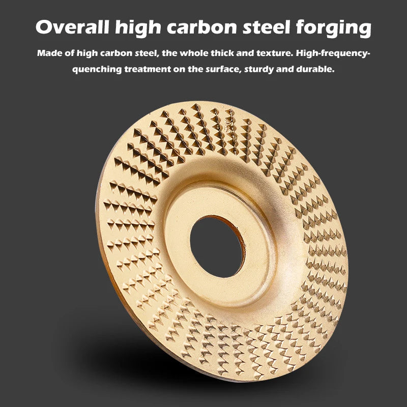 4" Woodworking Shaping Sanding Prick Saw Blade Angle Grinder Round Polishing Disc Wood Tea Tray Carving Power Tools Accessories