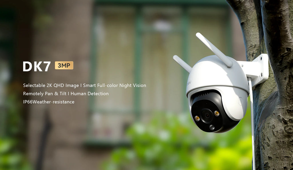 IMOU Cruiser SE+ Series Outdoor Wi-Fi Camera IP66 Weatherproof Camera 8X Digital Zoom Night Vision AI Human Detection Camera