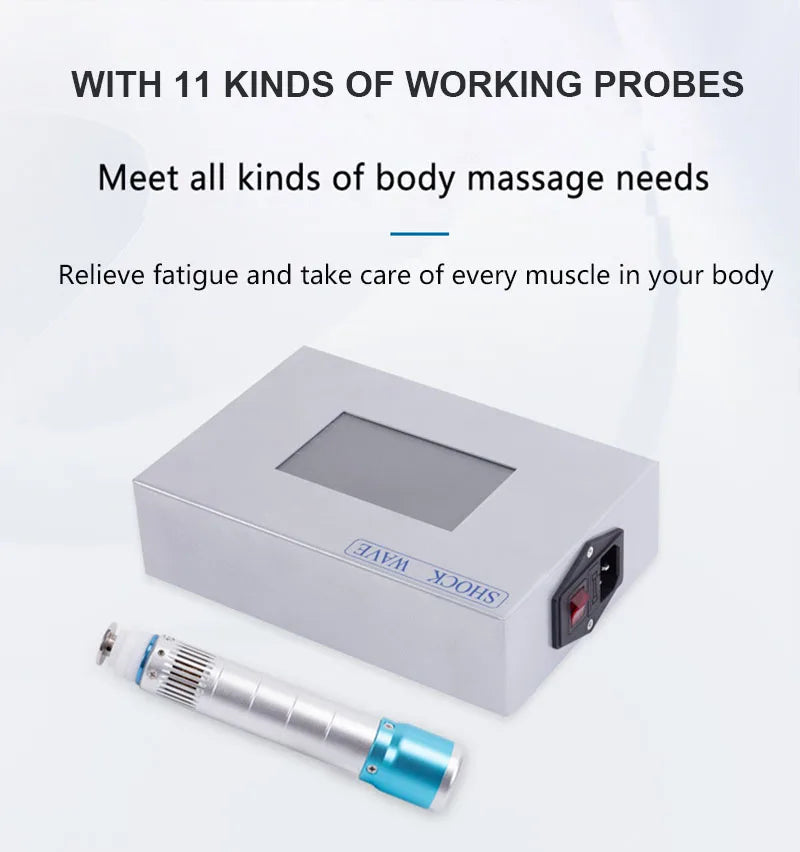 Shockwave Therapy Machine for Back Pain Relief - Portable Electric Device Massage Chairs Tidesmit