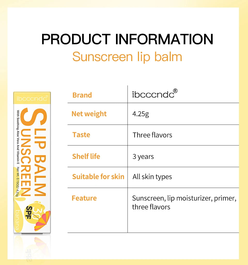 Sunscreen Lip Balm SPF 30 - Moisturizing Lip Care by Tidesmit Lip Care Tidesmit