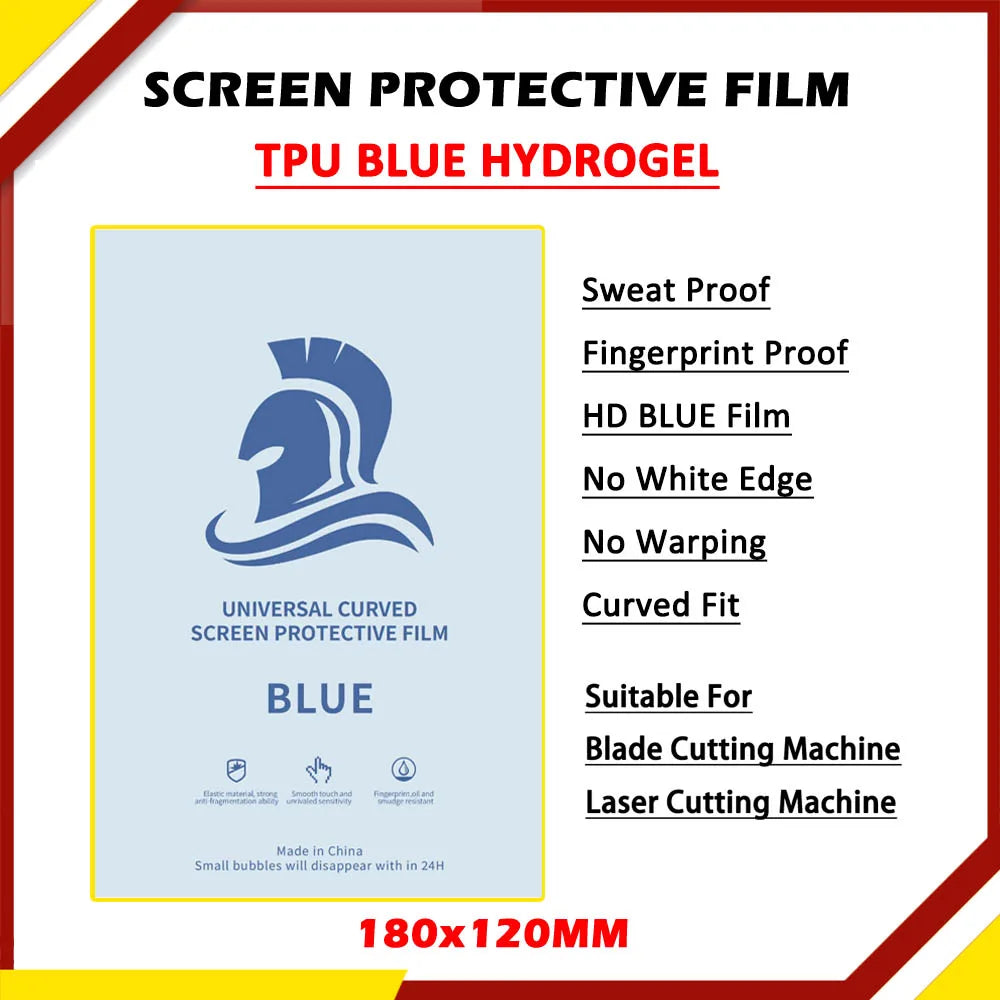 50Pcs MZSeries 120x180mm Matte Anti-peep HD Privacy Flexibility Hydrogel Film For Mobile Phone Screen Protector Cutting Machine