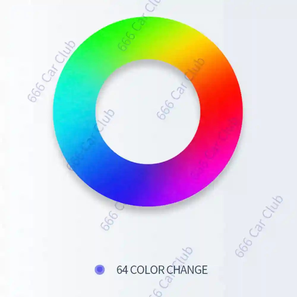 Mercedes Benz Ambient Lighting Kit 64 Color RGB LED Interior Air Tidesmit
