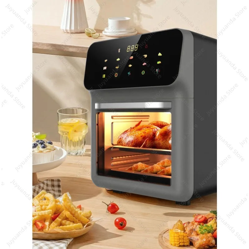2026 New Air Fryer Large Capacity Touch Screen Visual Household Multifunctional Electric Oven