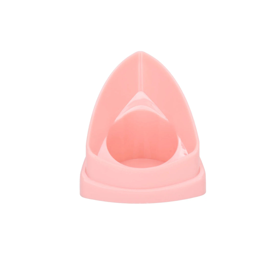 Pink portable facial skin analyzer stand for digital skin detection device, compact home beauty salon accessory.