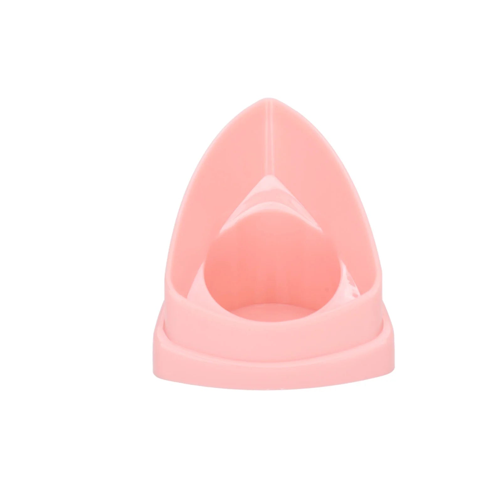 Pink portable facial skin analyzer stand for digital skin detection device, compact home beauty salon accessory.