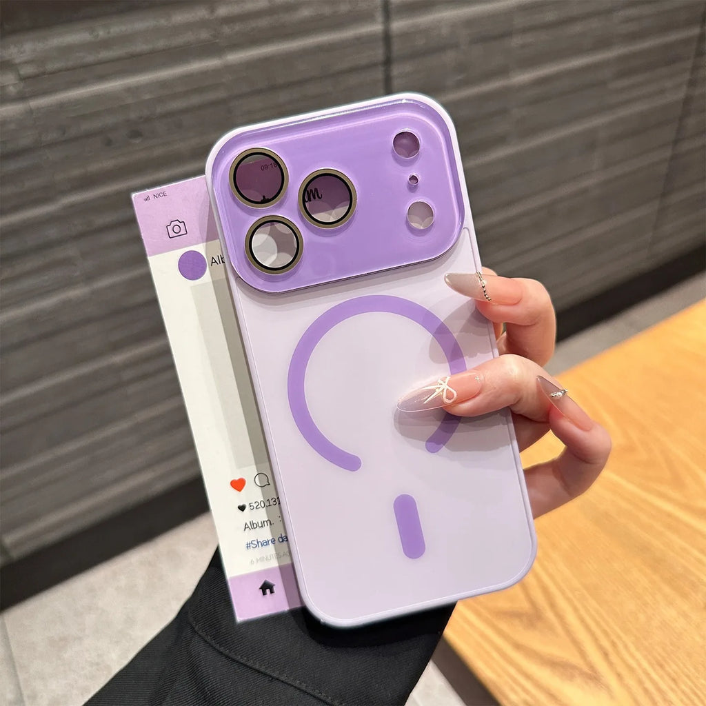 Magnetic iPhone 16 Pro Case with Matte Electroplating and Lens Protection Tidesmit
