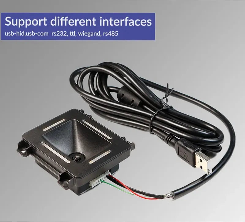 FM700B reader module with USB cable and wiring harness
