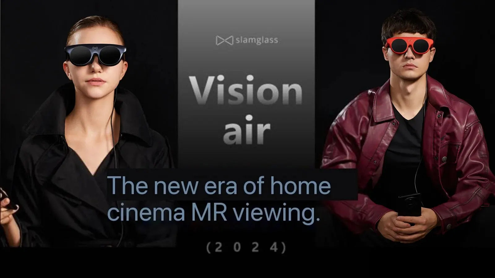 Smart VR Glasses 50° FOV - Blue Private Cinema Headset by Tidesmit Tidesmit