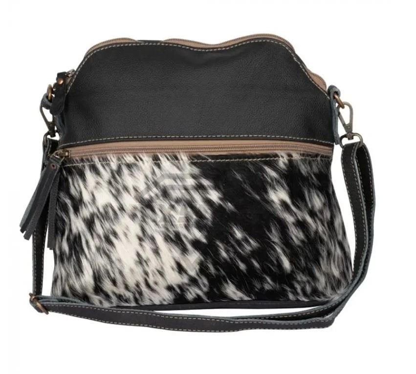 Premium Quality Leather Cowhide Hair on Crossbody Shoulder Bag for Women Luxury Handmade Designer Handbag Wholesale
