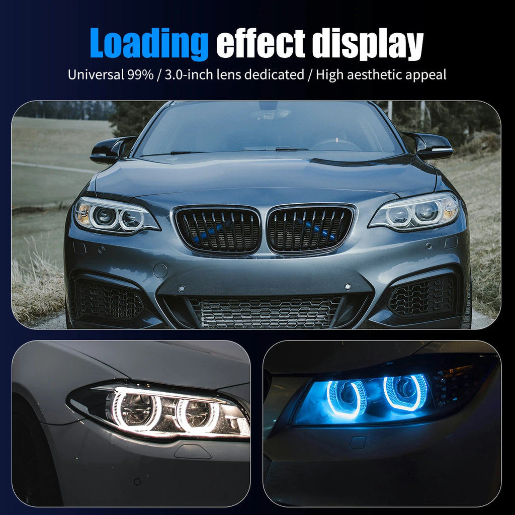 3 Inch LED Angel Eyes RGB Halo Ring Light with App Control - Tidesmit Tidesmit