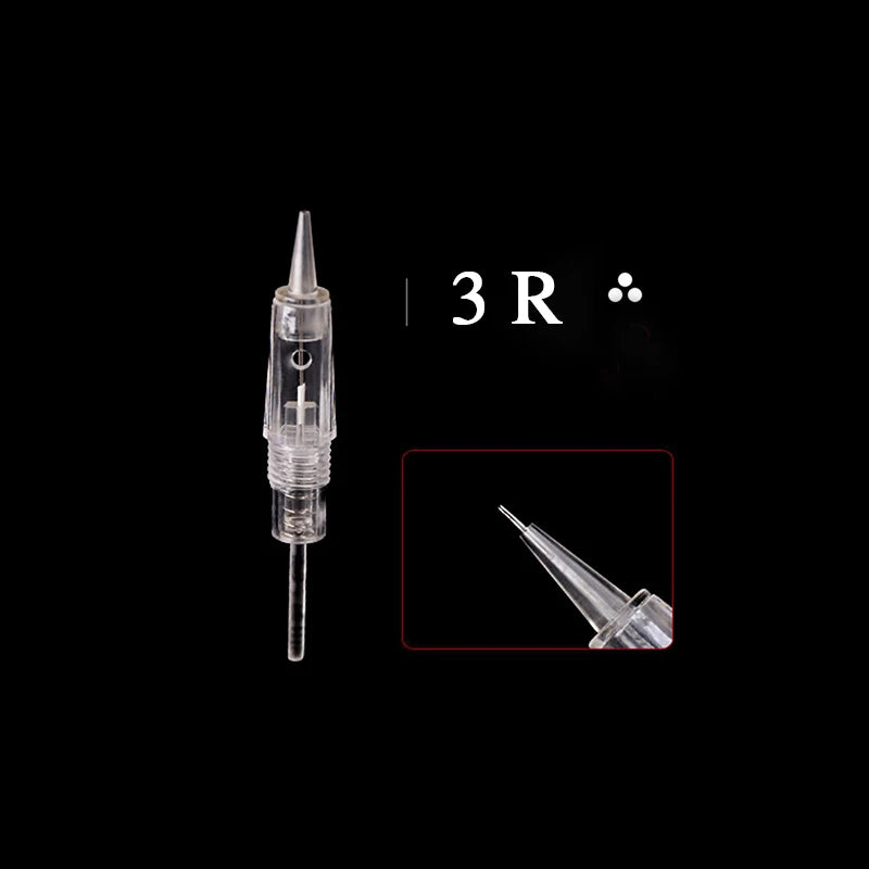 PMU Machine Rotary Pen Kit for Eyebrow and Lip Semi-Permanent Makeup Permanent Makeup Machines 50 pcs 3R Tidesmit