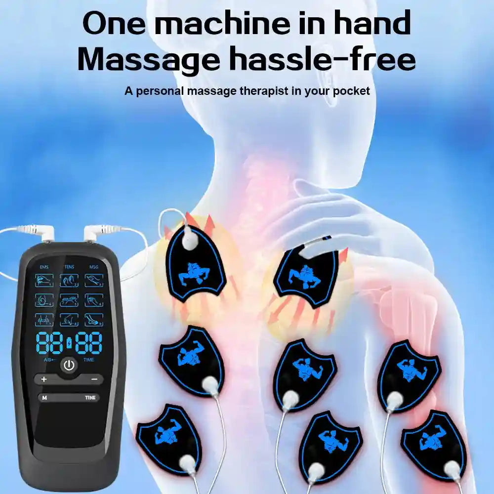 Electric Muscle Stimulator for Deep Tissue Recovery | Tidesmit Massage Roller Tidesmit
