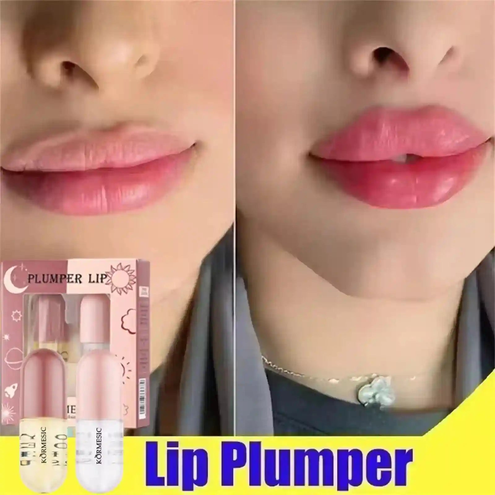 Lip Plumper Serum Instant Volume Hydrating Gloss - 8ml Cruelty-Free Lip Care Tidesmit