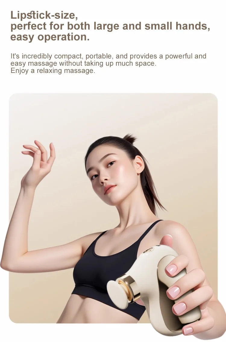Muscle Massage Gun - Deep Tissue Percussive Therapy Tool, Stone, Type C Fascia Gun Tidesmit
