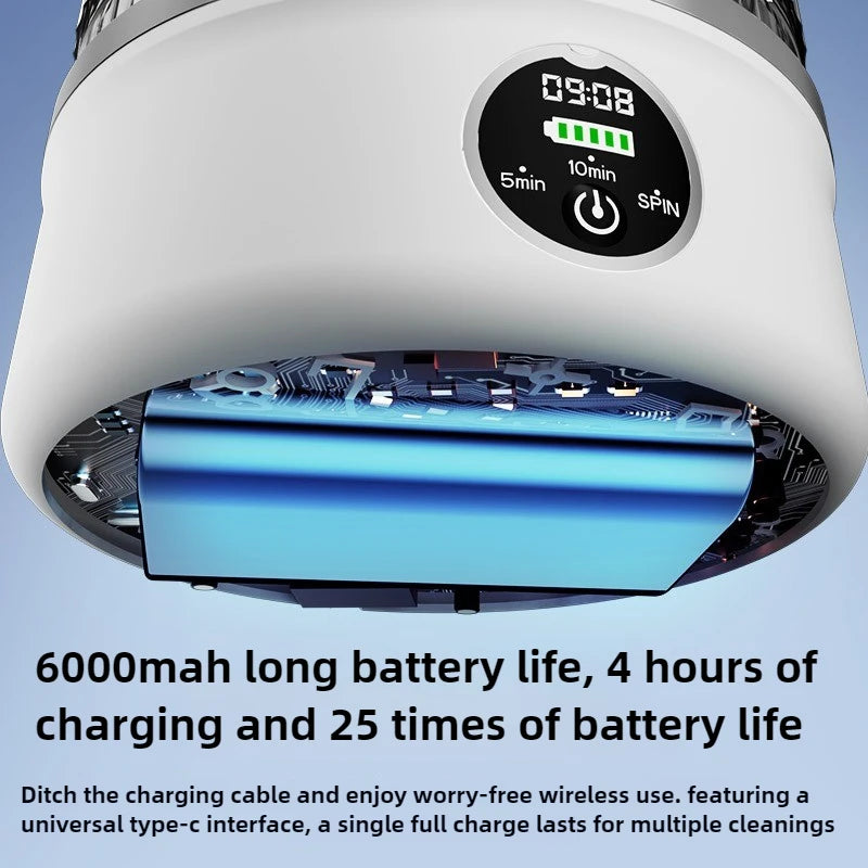 Tidesmit 3L portable mini washing machine side view showing compact design and spin drying feature for laundry