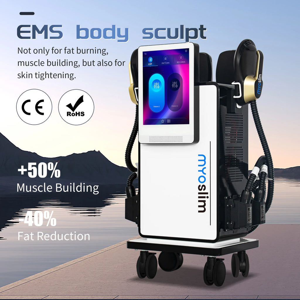 5-Handle RF Muscle Contouring & Body Shaping Stimulator Device Body Shaping Massage Equipment Tidesmit