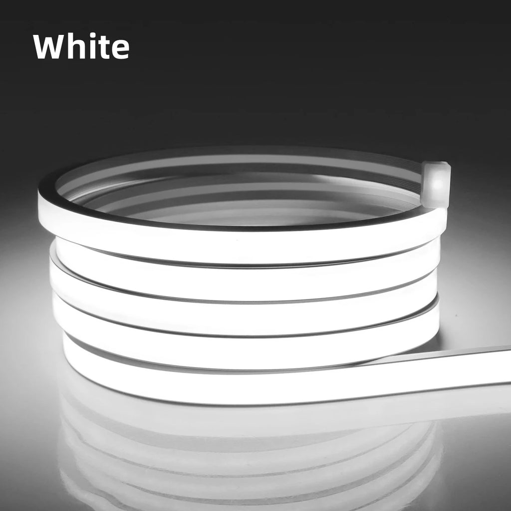 WiFi Smart LED Neon Strip Light - Flexible App-Controlled USB Tape White Tidesmit