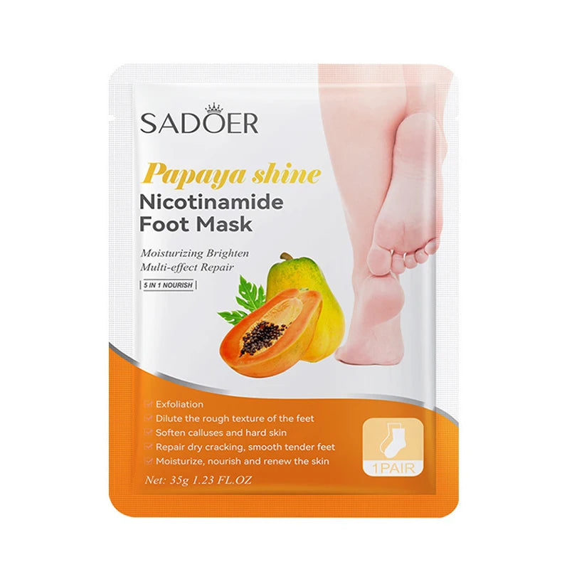 Fruit Foot Peel Mask - 6 Pairs Exfoliating & Moisturizing Treatment Scrubs Treatments Tidesmit