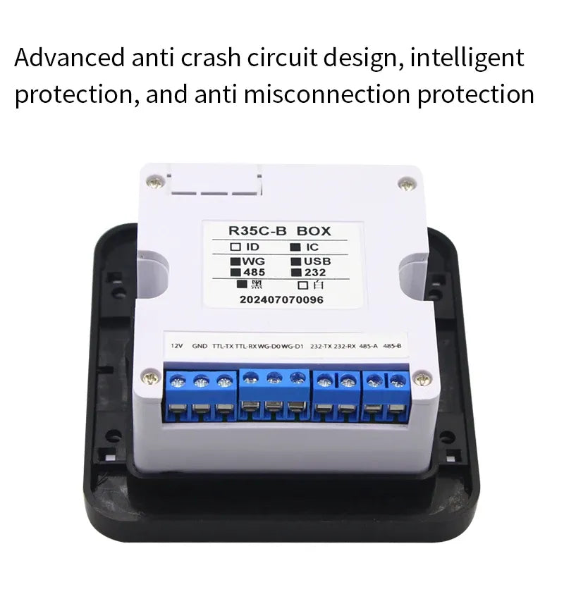 Embedded Barcode Scanner RS232 RS485 USB Wired Scanning Module RFID Card Reader High Speed QRcode USB Connect for 1D 2D QR Code
