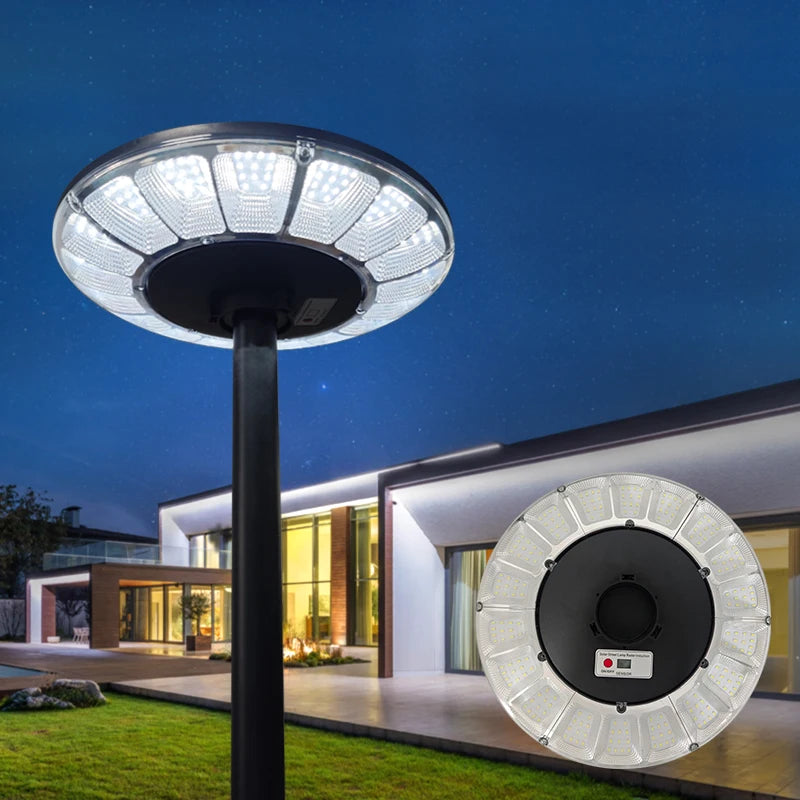 Outdoor Solar Garden Light Super Bright UFO LED Solar Street Light IP44 Waterproof  for Yard Patio Driveway Villa Decoration