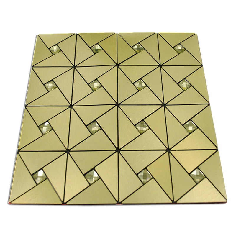 5 Pcs Self Adhesive Mosaic Stick Wall Tile Backsplash Bathroom Washbasin Living Room Home Background KTV Decor Wall Decals