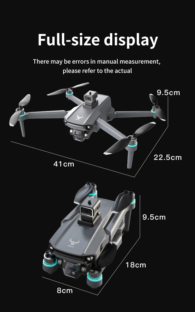Tidesmit 8K GPS Drone with EIS Stabilization and Obstacle Avoidance Tidesmit