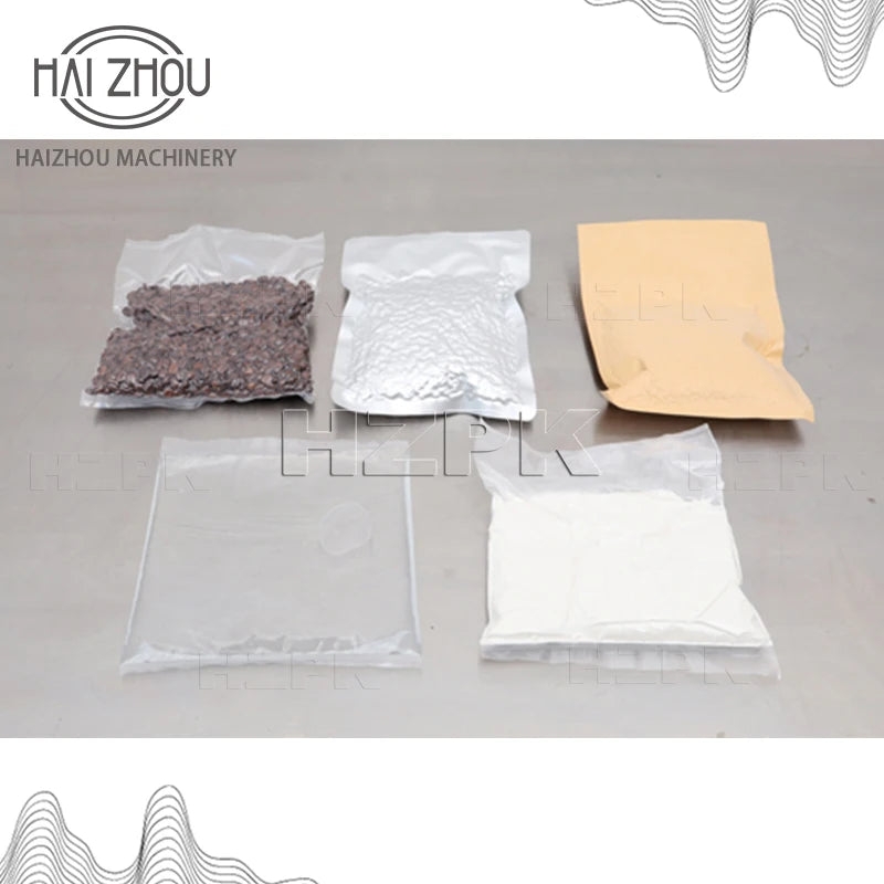 HAIZHOU Commercial Vacuum Sealer Machine Automatic Chamber Food Packaging Machine Desktop Stainless Steel Sealer for Meat Fruit