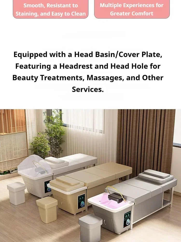 Head Spa Shampoo Chair with Integrated Water Tank - Japanese Wash Basin Massage Chairs Tidesmit