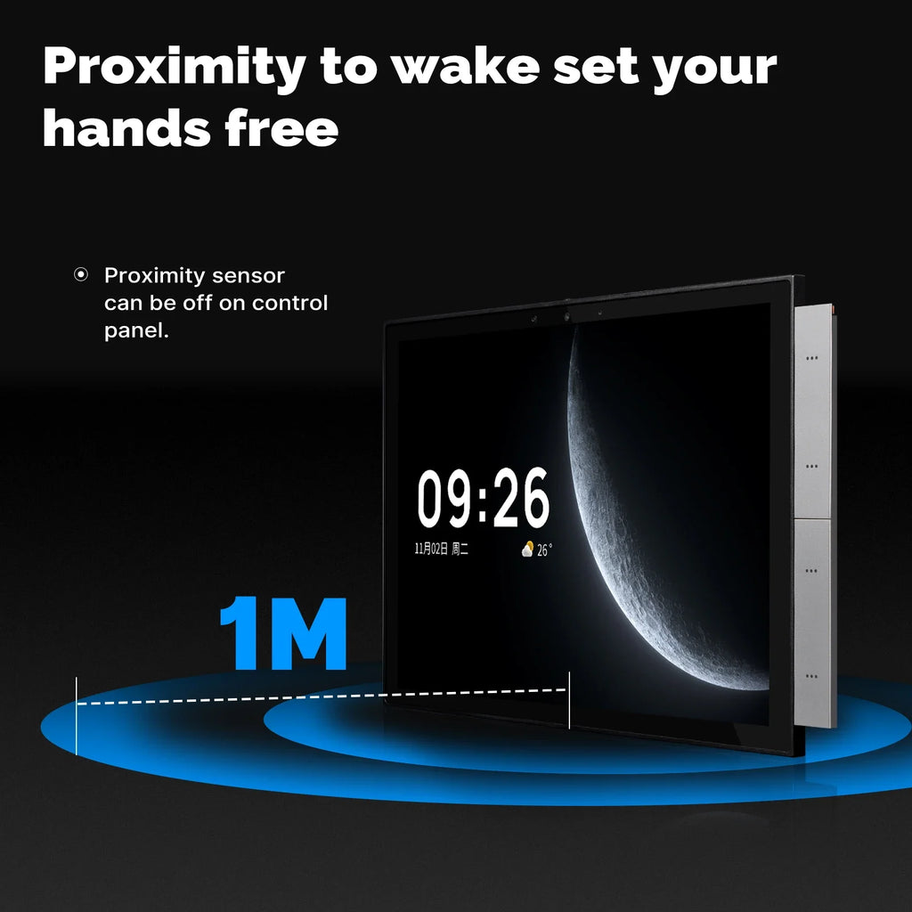 TUYA Smart Home Panel, 10.1" Touch Screen, Built-in Zigbee & Bluetooth Gateway, Intercom Compatible, by MOES