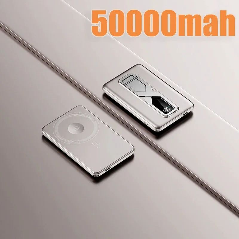Magnetic Power Bank 10000mAh PD 20W Fast Charger - Tidesmit Gold 50000mah Tidesmit