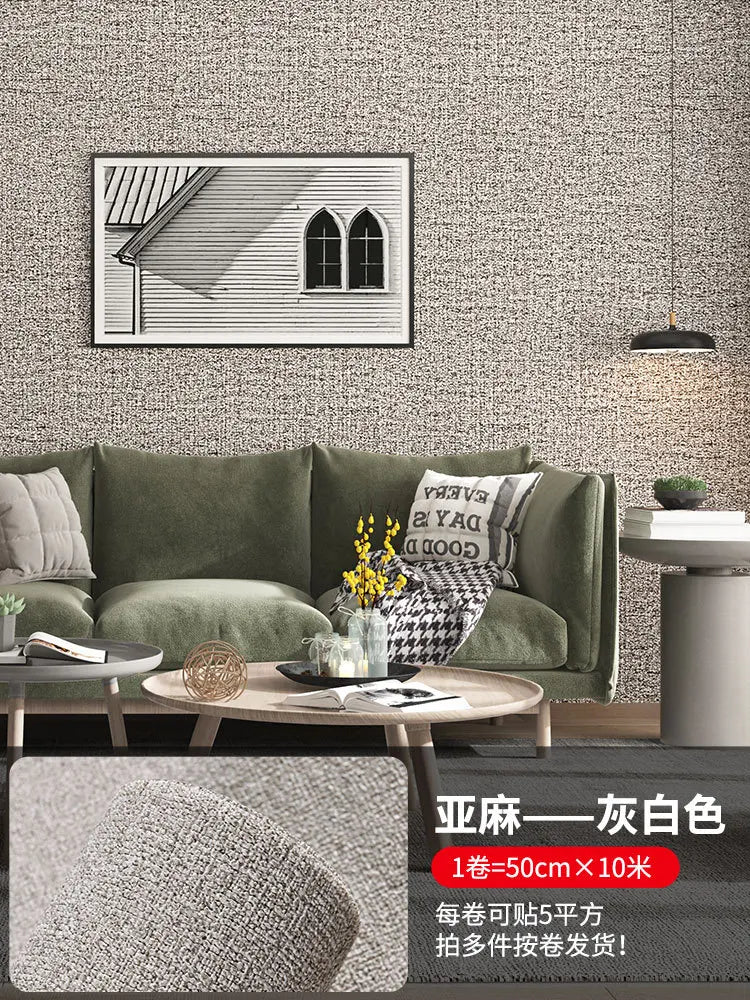 10m Self Adhesive 3D Wall Panel Wallpaper Foam Soundproof Waterproof 3D Wall Sticker New Design Bedroom Wallpaper Thickening