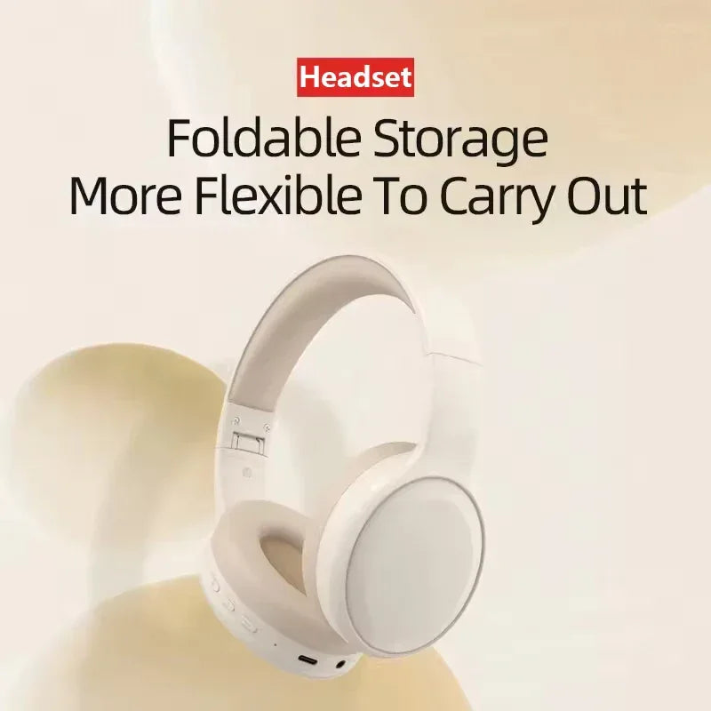 Tidesmit Wireless Bluetooth Headphones Foldable Over-Ear Mic Tidesmit