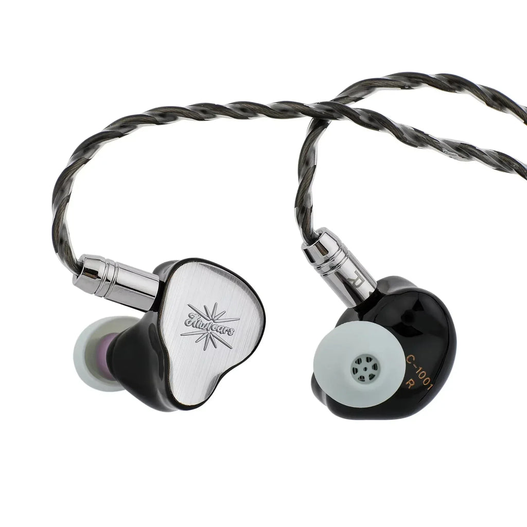 Kiwi Ears KE4 Hybrid IEMs: 2DD+2BA Wired Earphones | Tidesmit Tidesmit