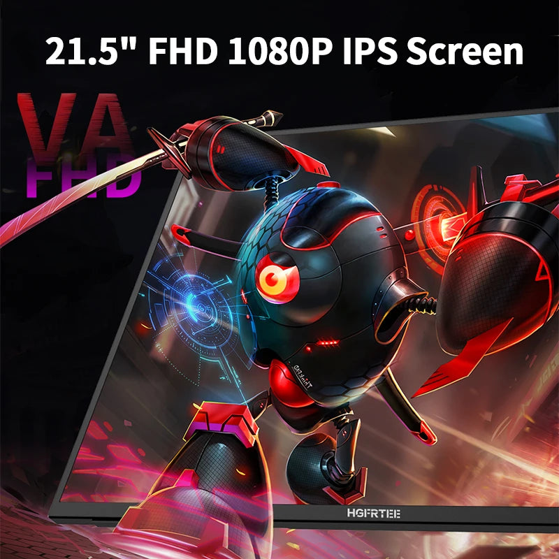 HGFRTEE 21.5 Inch 100HZ VA Panel - Gaming Monitor 4000:1 1080P Resolution 3ms Response Time And 178 Degree Wide Viewing Angle