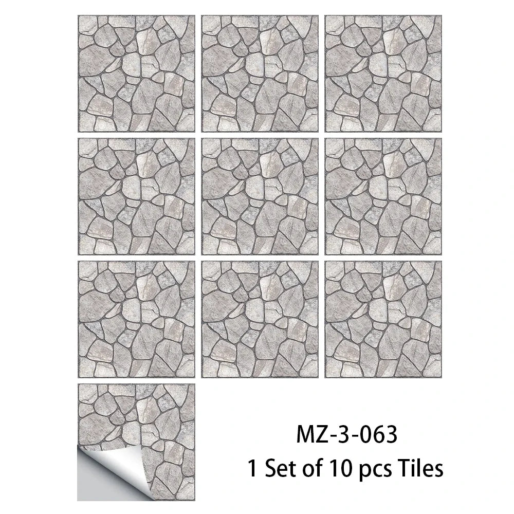 29 Styles Thickened Frosted Tiles Floor Sticker Kitchen Bathroom Home Renovation Wallpaper Waterproof Non-slip Art Wall Decals