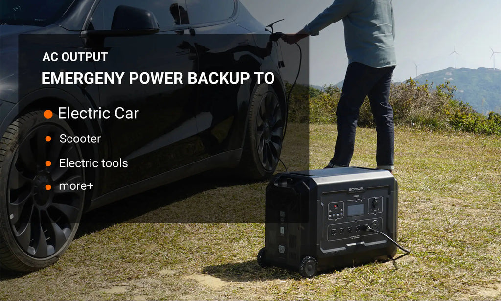 Home Storage Power Station Solar Generator Energy System Portable 5000w Charging Station