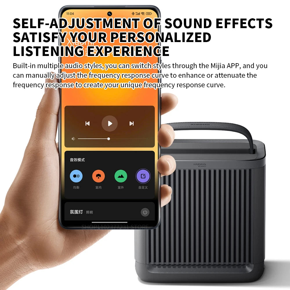 Xiaomi Outdoor Bluetooth Speaker Camp Six-Unit Flagship Acoustics, Co-Tuned with Harman, 14-Hour Long Battery Life